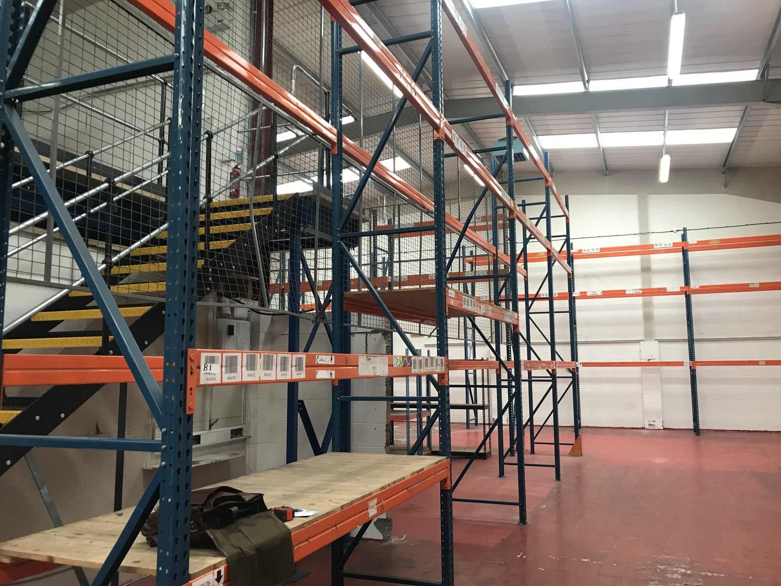 Dexion HD Pallet Racking, H3m x D1100mm, 2700mm x 2 tonne beams ...